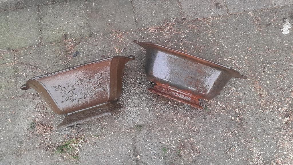 Gietijzeren kolenbak mooi als bloembak kolen bak kit, Ophalen, Minder dan 30 mm, Gebruikt, Overige typen
