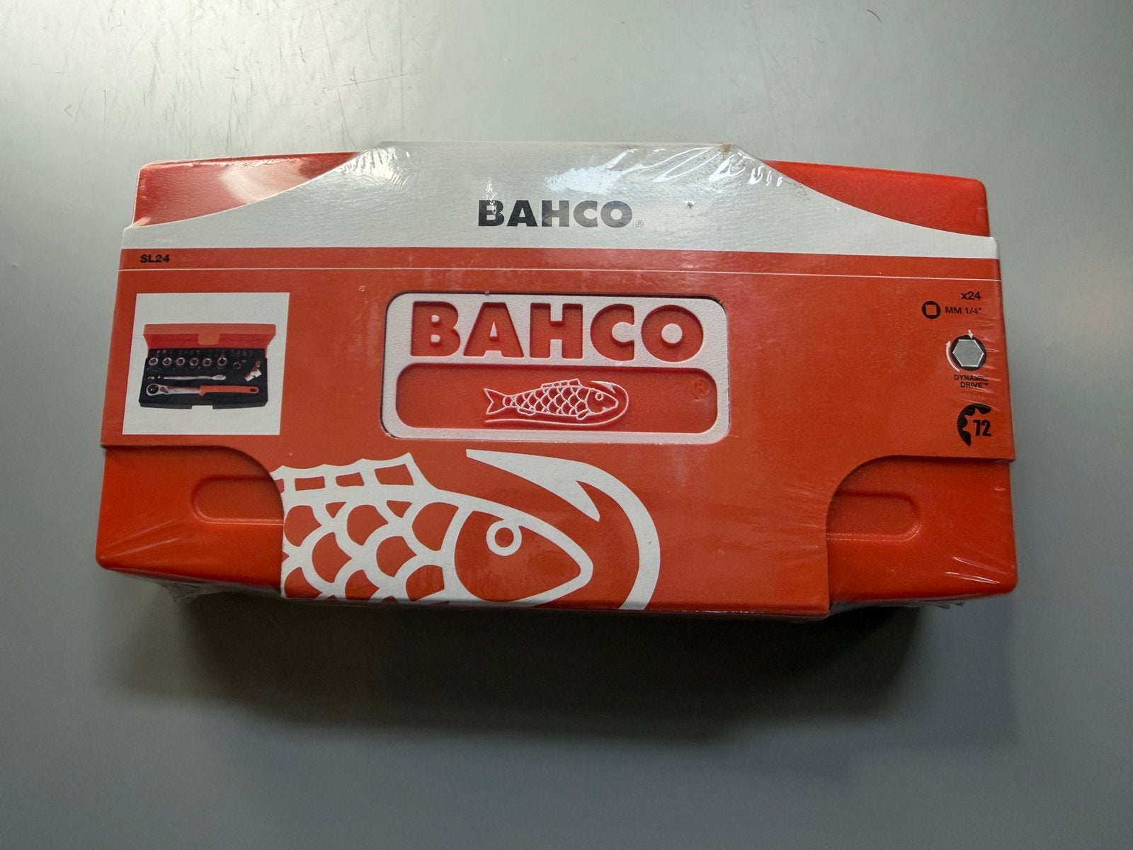 Bahco SL24 Doppenset 1/4" 6-kant Metrisch 4-10 mm 24-delig, Ophalen of Verzenden, Nieuw