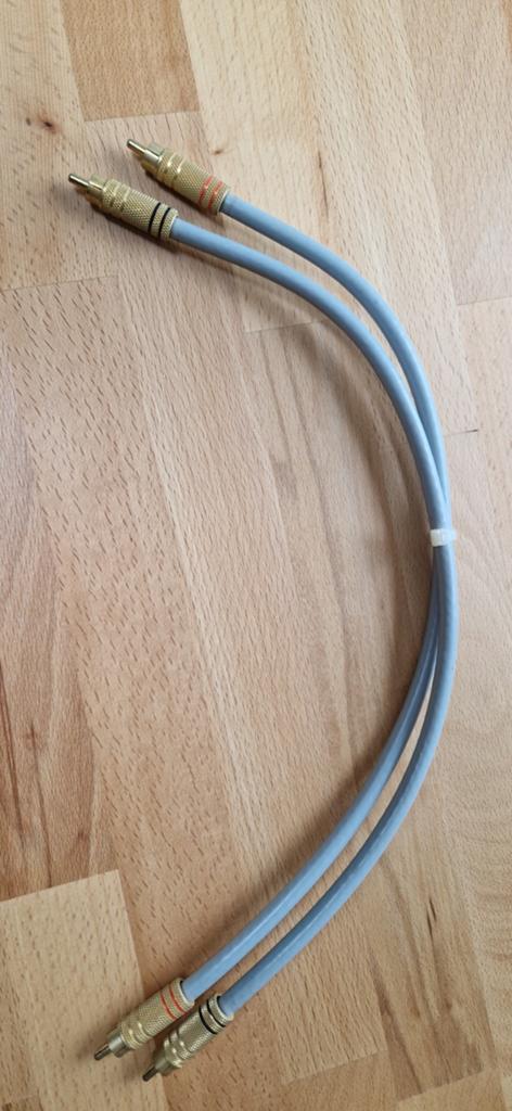 RCA Interlink Kabels - Hoge Kwaliteit Audio Kabel, Ophalen of Verzenden, Zo goed als nieuw, Minder dan 2 meter, Interlink-kabel