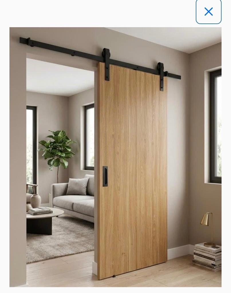Houten schuifdeur, Doe-het-zelf en Verbouw, Deuren en Horren, Ophalen, Binnendeur, Nieuw, Schuifdeur