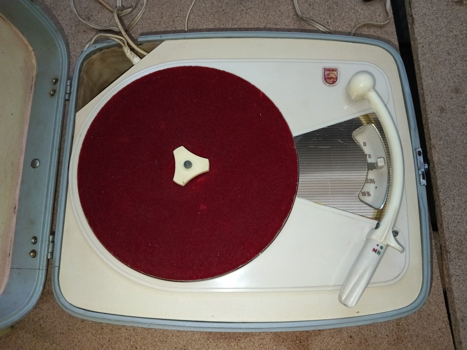 PHILIPS VINTAGE PICKUP. WERKENDE STAAT., Ophalen of Verzenden, Philips