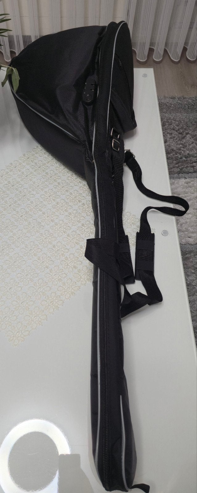 Zwarte Kısa Sap Saz hoes - 120 cm, Ophalen, Zo goed als nieuw, Akoestische gitaar