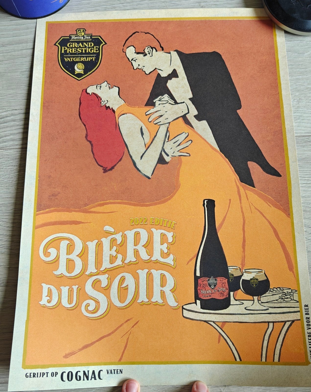 Hertog Jan Biere du Soir Grand Prestige Vaten Posters, Rechthoekig Staand, Ophalen of Verzenden, Zo goed als nieuw, A1 t/m A3