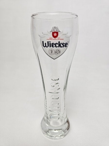 # Wieckse Witte Bierglas. bier glas, Ophalen of Verzenden, Gebruikt, Bierglas