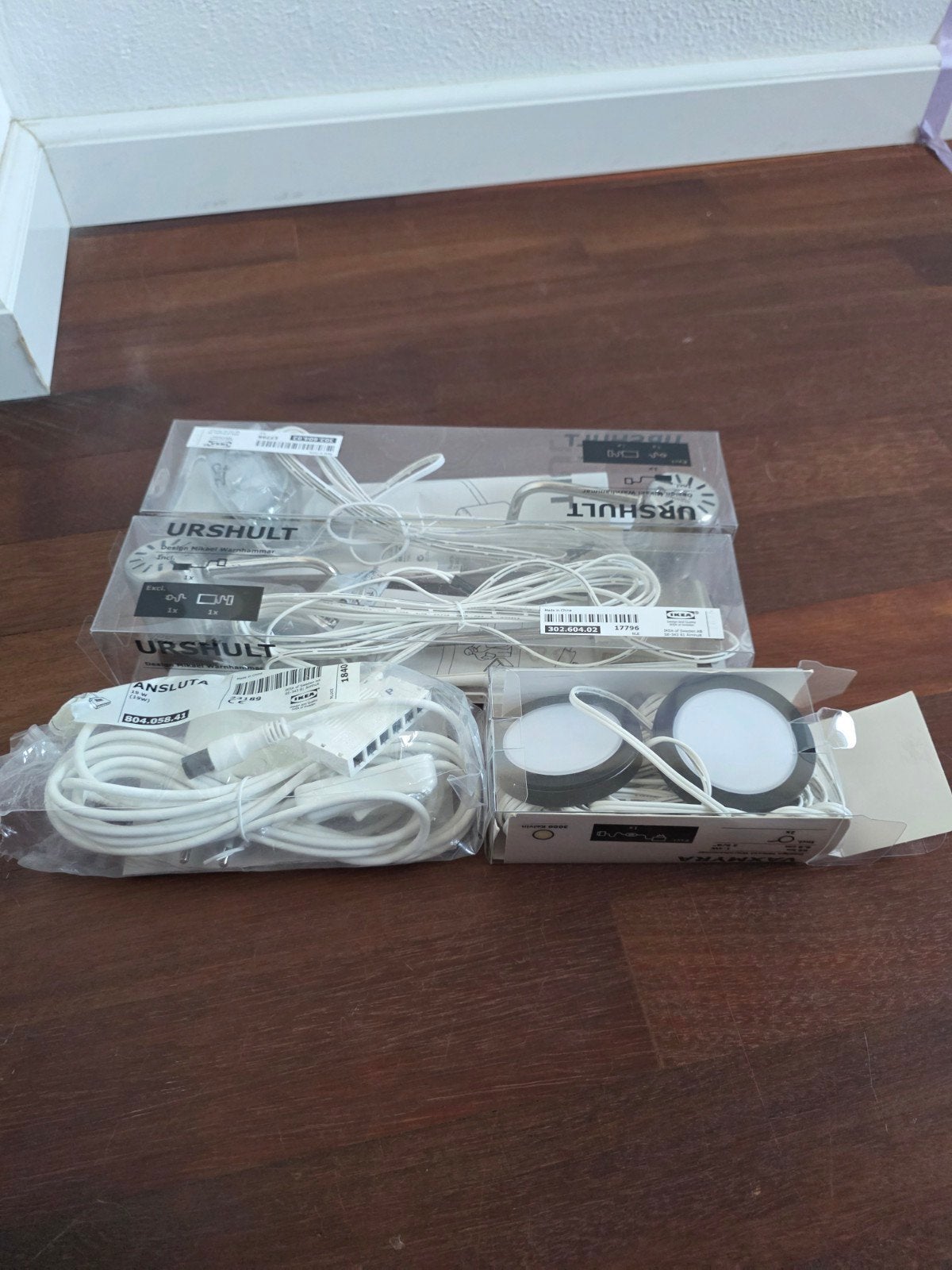 Nieuwe set ledverlichting (2x Urshult, 1x Vaxmyra + Ansluta), Ophalen, Nieuw