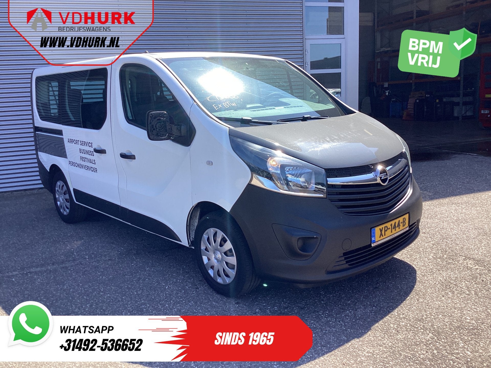 Opel Vivaro Combi 1.6 CDTI EURO6 EXPORT € 13.847,- Incl. B, Auto's, Voorwielaandrijving, Stof, Gebruikt, Euro 6