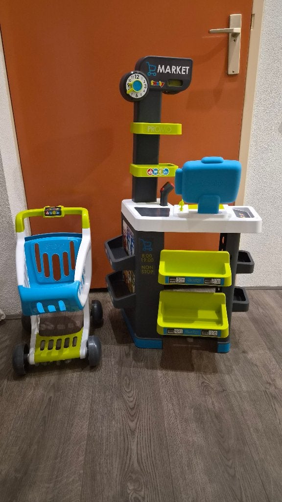 Smoby supermarkt, Ophalen, Gebruikt, Kunststof, Speelkeuken