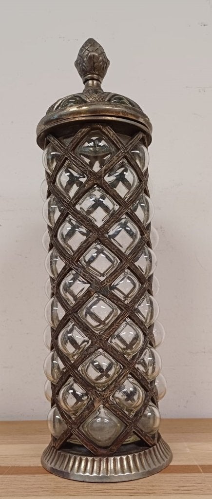 Vintage handgeblazen bubble glass apothekerspot, Antiek en Kunst, Ophalen of Verzenden