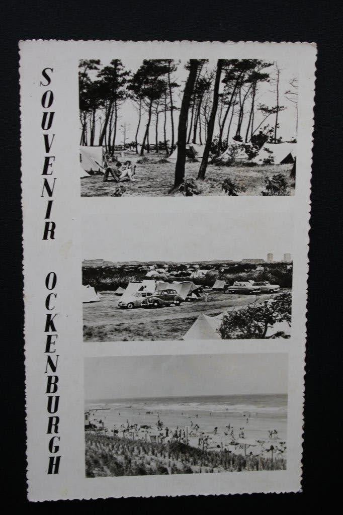 1963 ANSICHTKAART DEN HAAG KIJKDUIN CAMPING OCKENBURGH, Ophalen of Verzenden, 1960 tot 1980, Ongelopen, Zuid-Holland