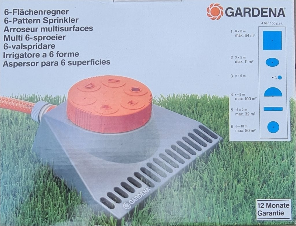 nieuwe Gardena Multi 6-Sproeier - Veelzijdig en Efficiënt, Tuin en Terras, Tuinsproeiers, Ophalen of Verzenden, Nieuw, Multisproeier