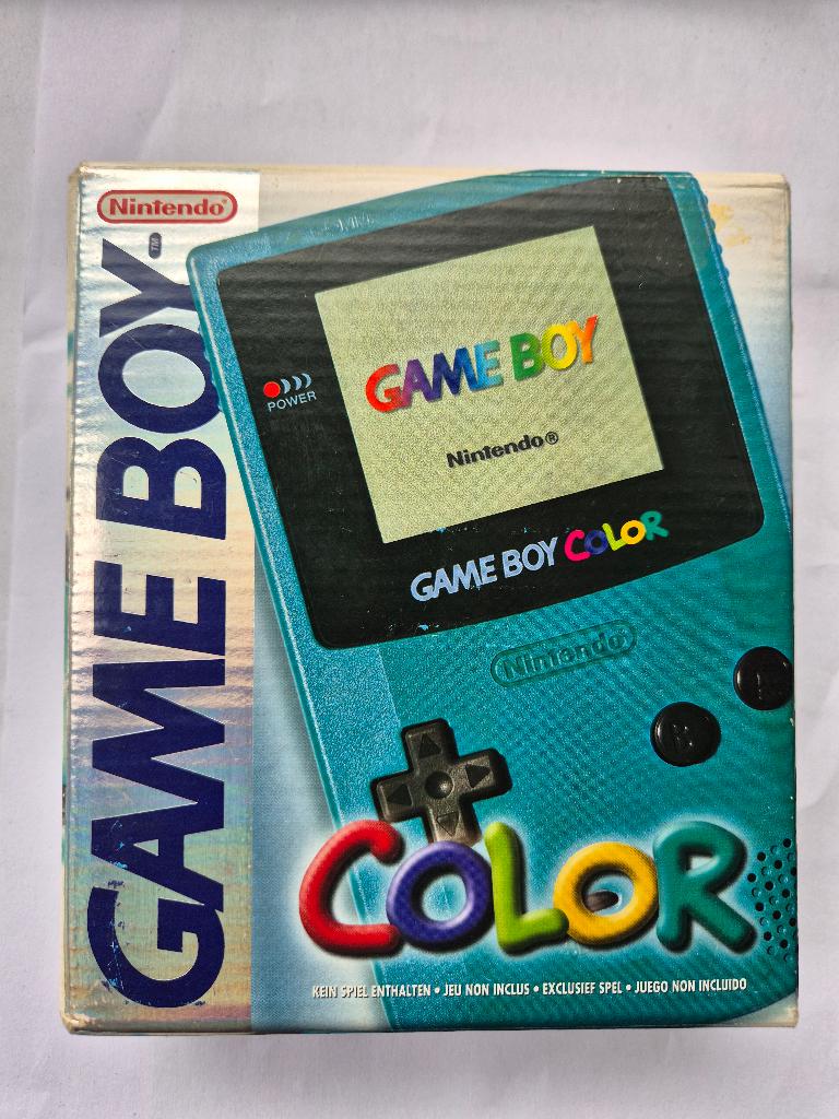 GBC TEAL TURQUOISE cib, Avontuur en Actie, Gebruikt, 1 speler, Ophalen of Verzenden