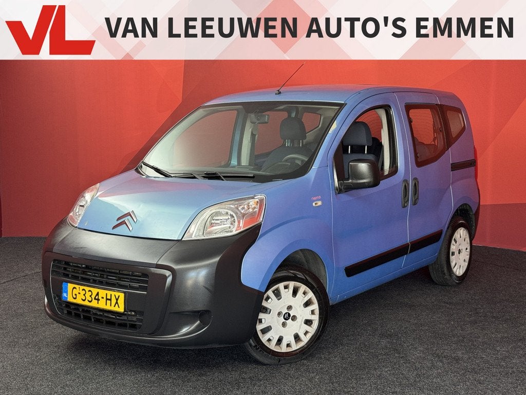 Citroën Nemo 1.4i Multispace | Trekhaak | Airco | Apk 01-20, Auto's, Citroën, Voorwielaandrijving, Zwart, 4 cilinders, Bedrijf