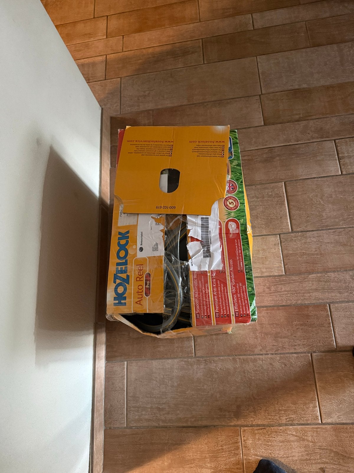 Hozelock Auto Reel Pro 25m - Nieuw in doos, Ophalen of Verzenden, Nieuw, Tuinslanghaspel
