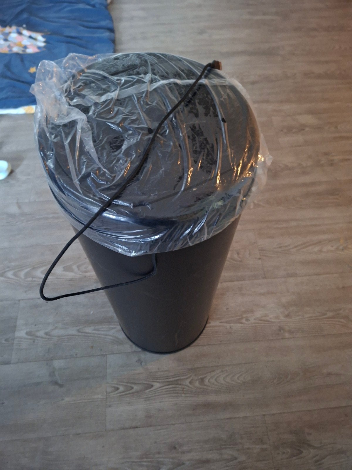 60 Liter Automatische Prullenbak met Sensor en Kabel, 40 liter of meer, Ophalen, Gebruikt, Metaal