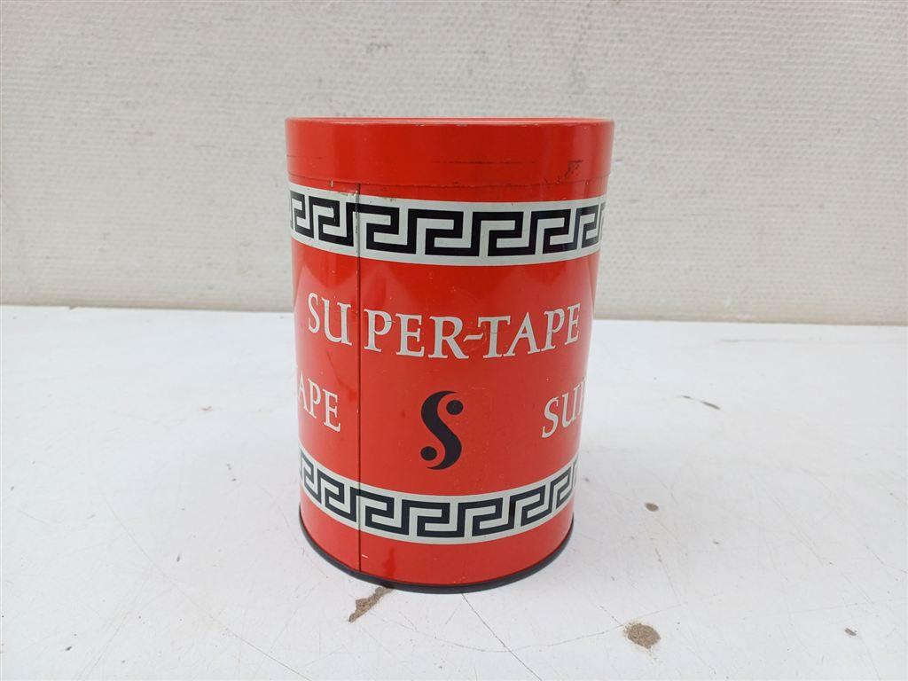 Super-tape bewaarblik 39764, Verzamelen, Blikken, Ophalen of Verzenden, Gebruikt, Koek(jes)
