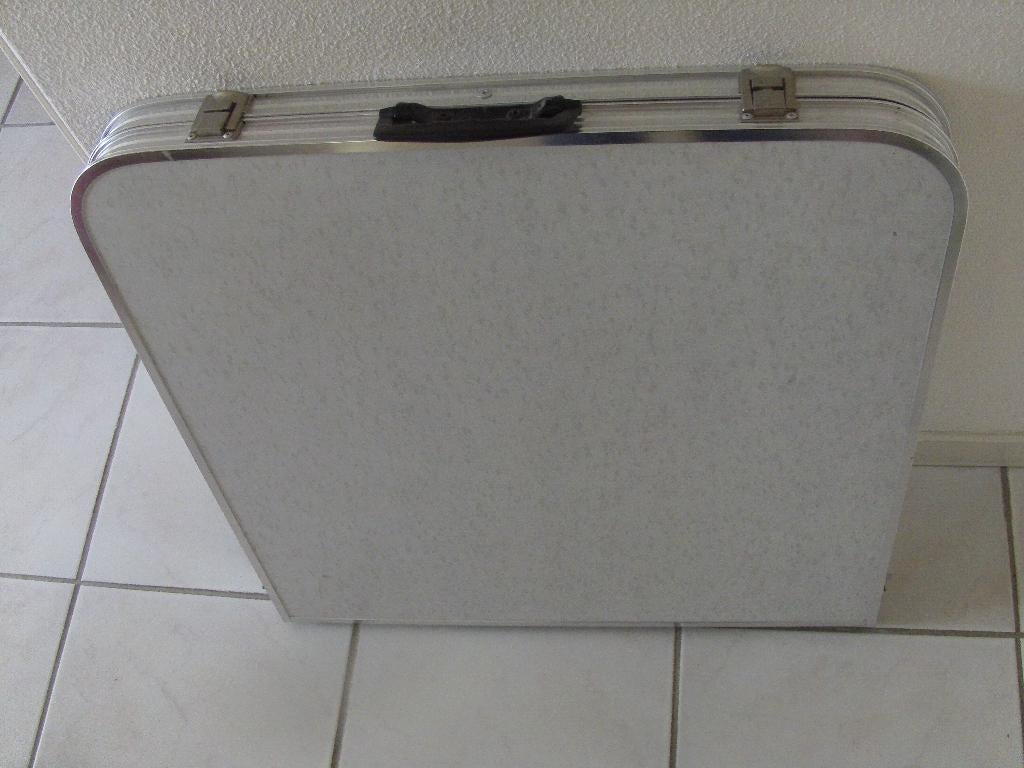 Handige Inklapbare Camping tafel met verstalbare poten .., Ophalen, Gebruikt, Campingtafel