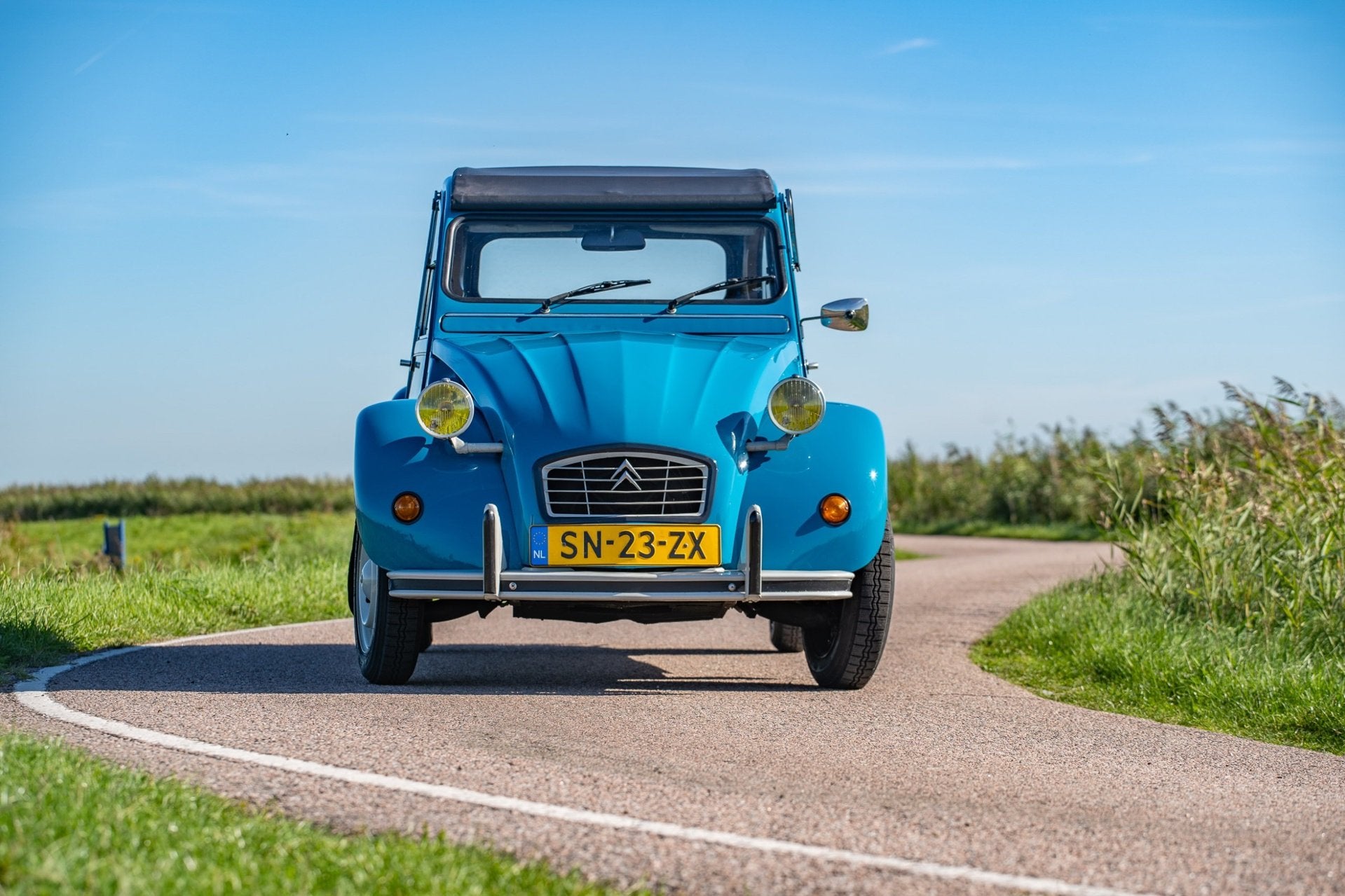 Citroen 2 CV 6 Club, Voorwielaandrijving, 2CV, Blauw, Origineel Nederlands