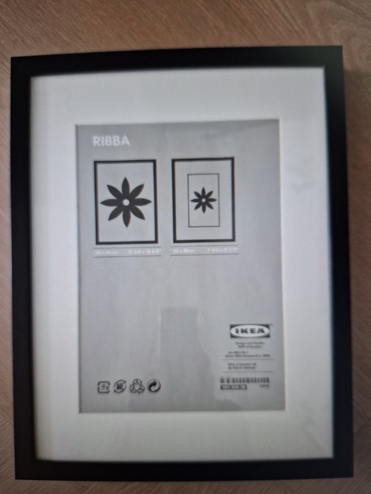 IKEA Ribba fotolijst zwart - C1, Ophalen, Hout, Standaard fotolijst, Zo goed als nieuw