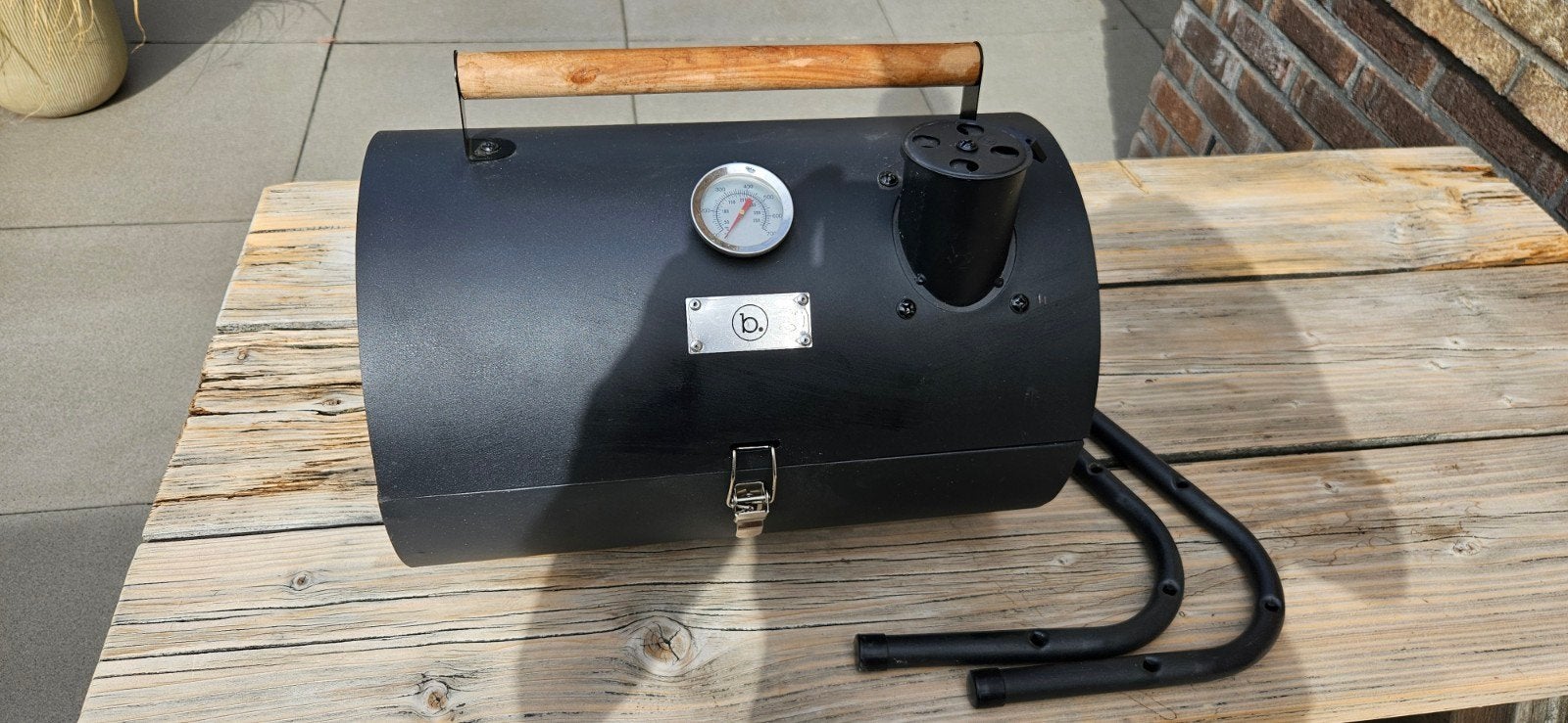 Barbecue Smoker Arlington, Tuin en Terras, Houtskoolbarbecues, Ophalen, Zo goed als nieuw