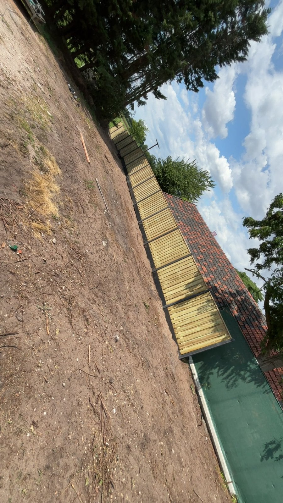 Nieuwe schutting, Tuin en Terras, Schuttingen, Ophalen, 1 tot 2 meter, Minder dan 3 meter, Nieuw