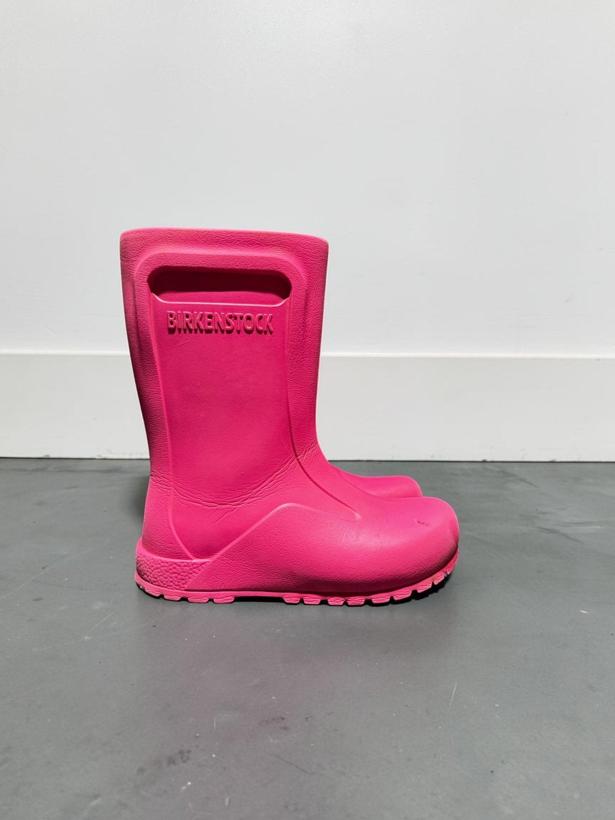 Birkenstock roze regenlaarzen maat 28 fuchsia regen rubber, Ophalen of Verzenden, Zo goed als nieuw, Meisje, Laarzen