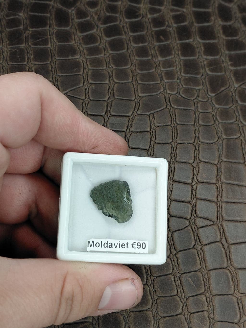 Echte Moldaviet speciment €90, Sieraden, Tassen en Uiterlijk, Edelstenen, Verzenden, Nieuw