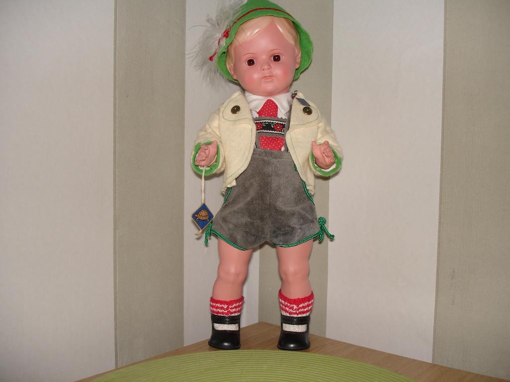 ANTIEKE POP SCHILDPAD CHRISTEL 36 CM, Verzenden