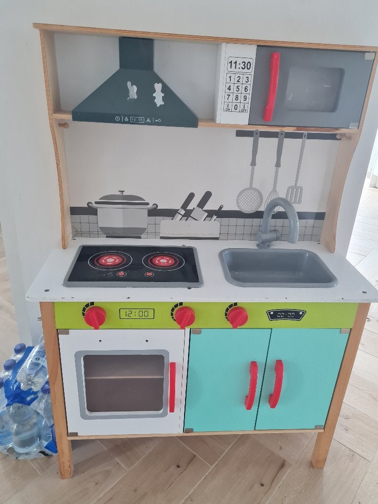 Kinder keuken, Ophalen of Verzenden, Zo goed als nieuw, Hout, Speelkeuken