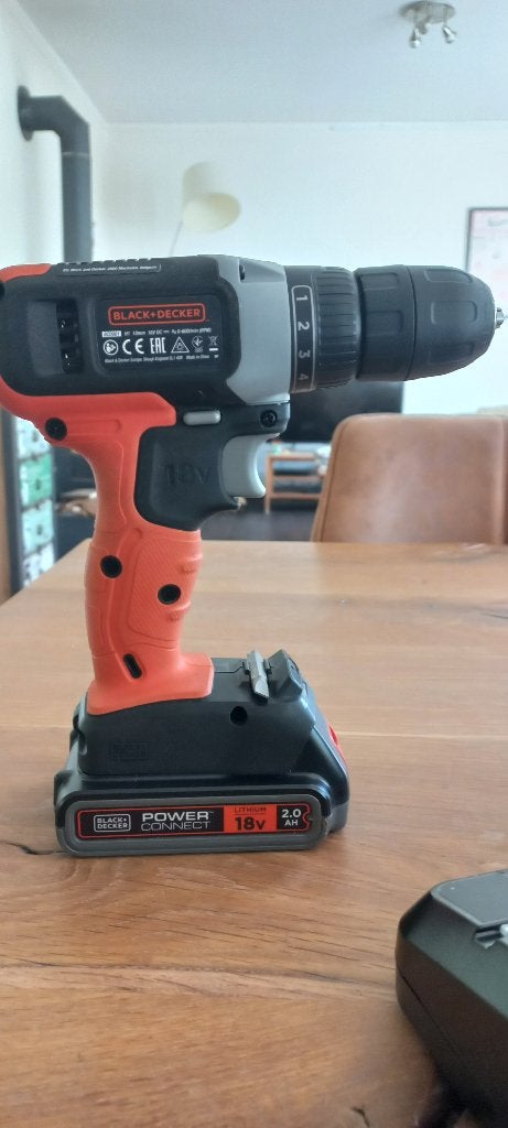 accuboormachine 18V 2.0 A Black& Decker, Ophalen of Verzenden, Nieuw, Minder dan 400 watt, Overige typen