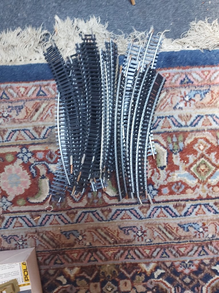 electrische trein, set, veel extra's, Hobby en Vrije tijd, Modeltreinen | H0, Ophalen, Gelijkstroom of Wisselstroom, Lima, Gebruikt