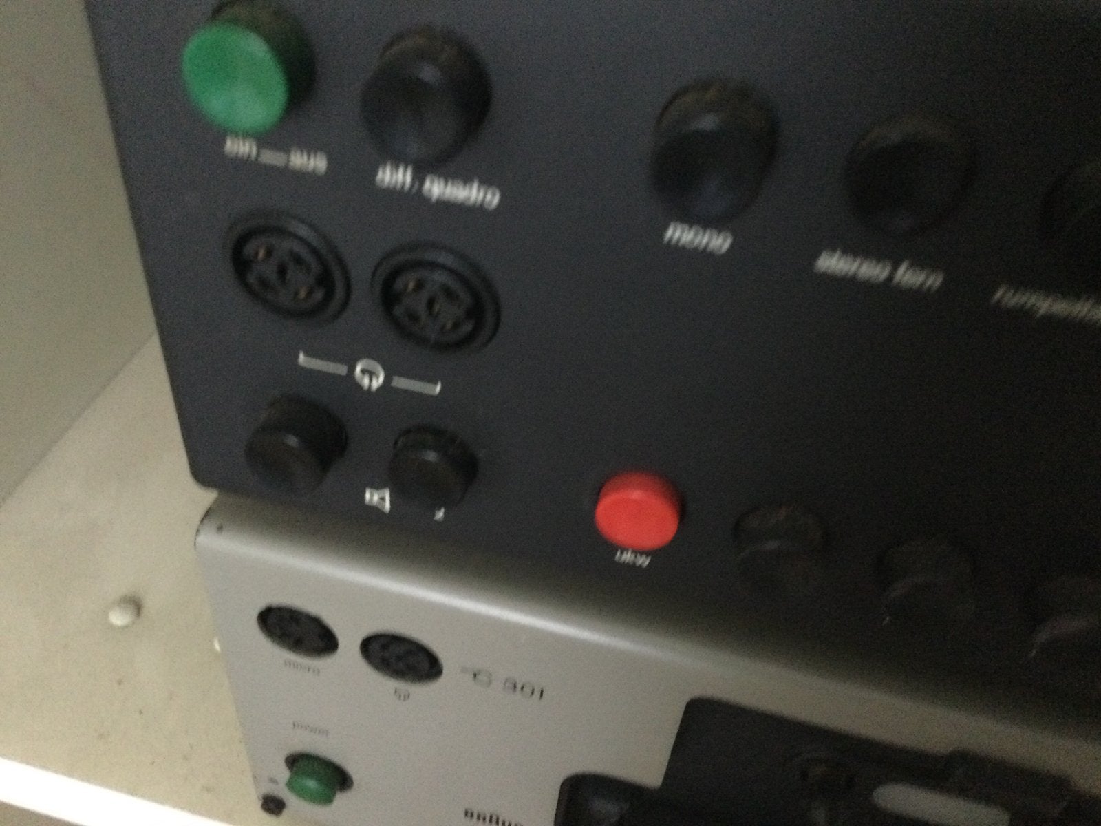 Braun radio en braun cassetten deck, Ophalen, Gebruikt, Minder dan 500 watt