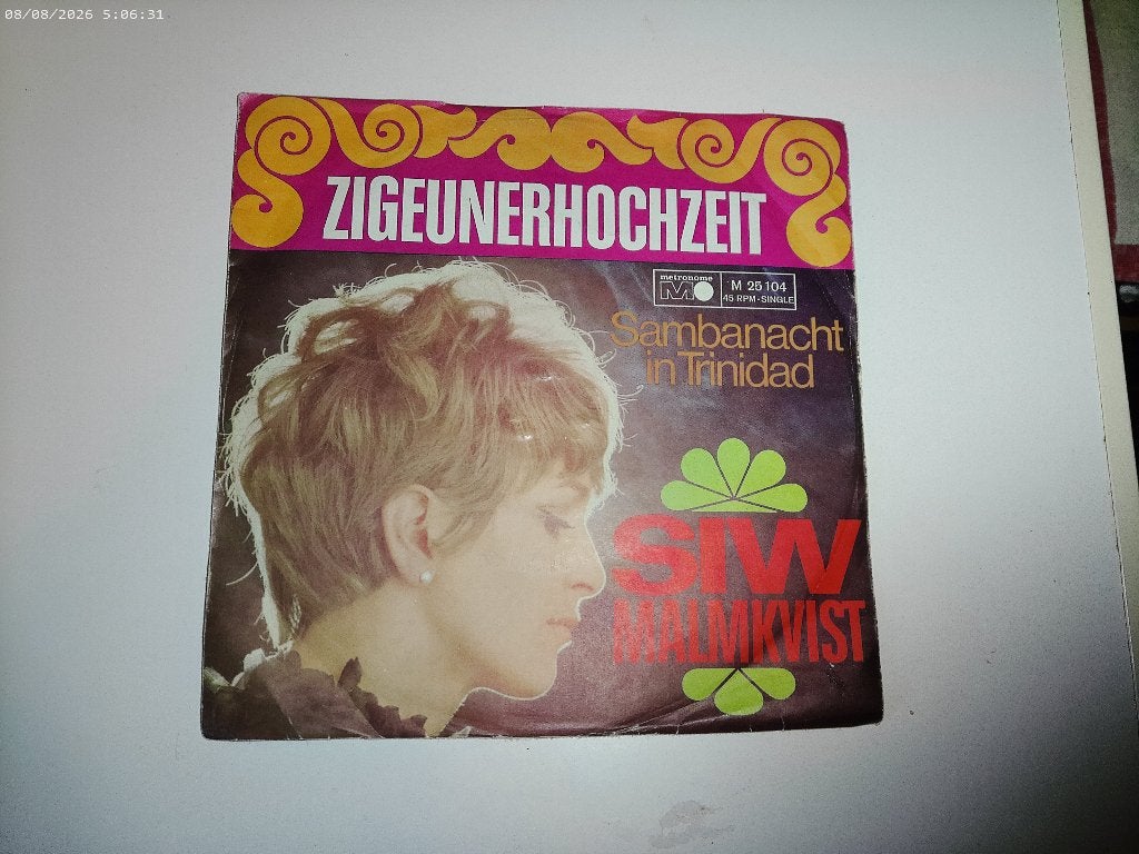 Siw Malmkvist - Zigeunerhochzeit, Gebruikt, Fotohoes, 7 inch, Ophalen of Verzenden