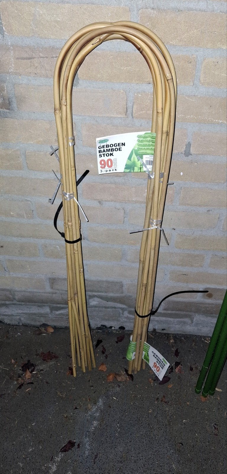 Gebogen bamboe stokken, Ophalen, Nieuw