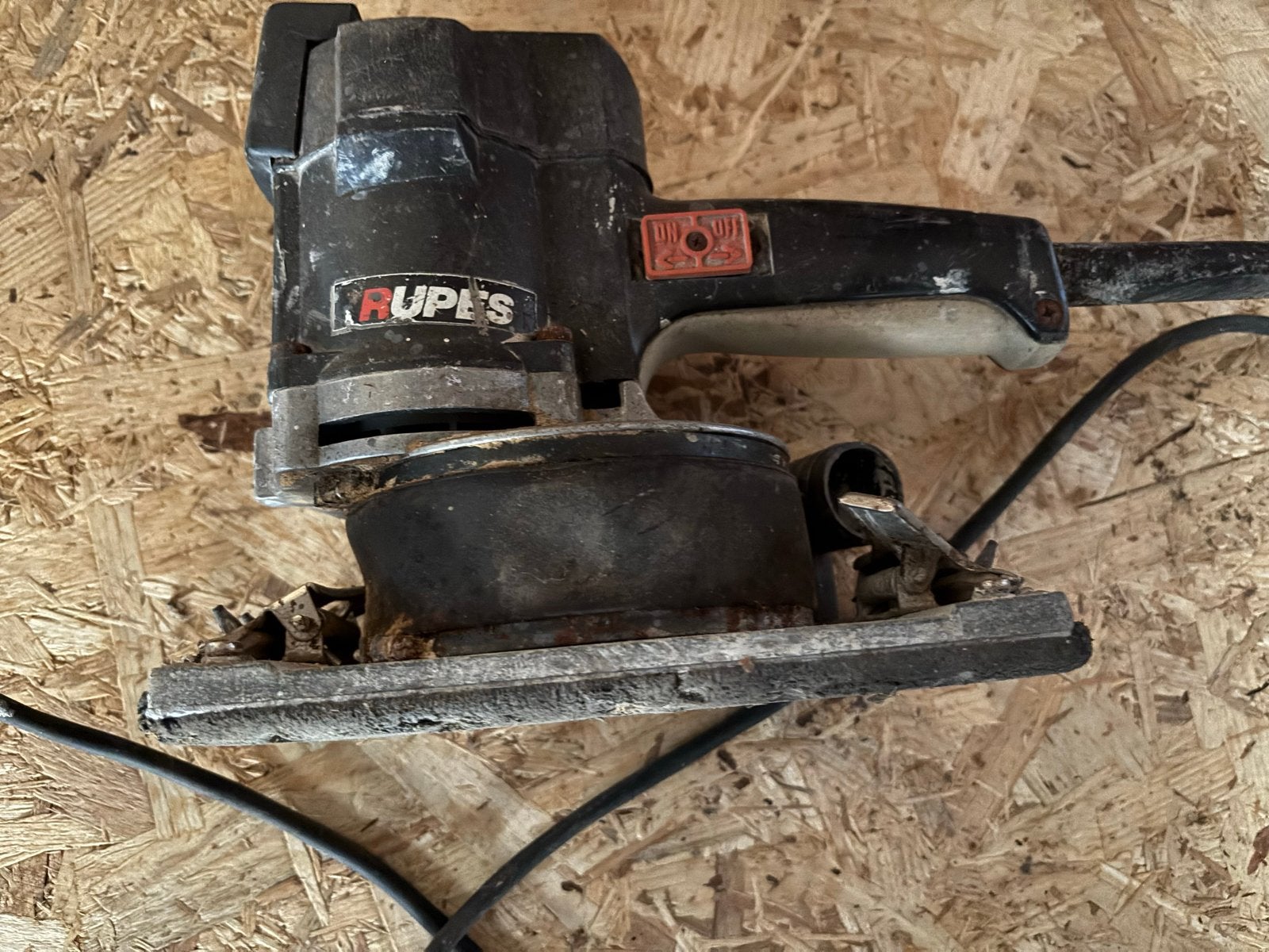 RUPES Vlakschuurmachine - Gebruikt, Ophalen of Verzenden, Gebruikt, Minder dan 600 watt, Vlakschuurmachine