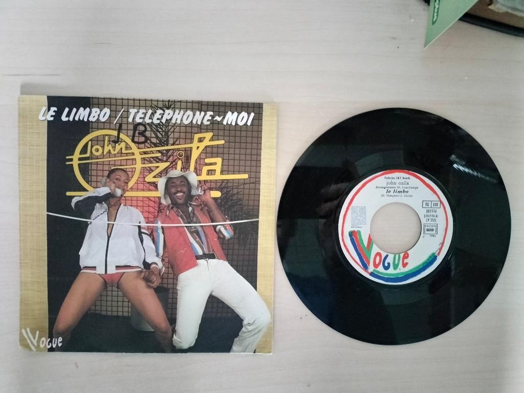 John Ozila - Le Limbo / Téléphone moi, Gebruikt, 7 inch, Single, Ophalen of Verzenden