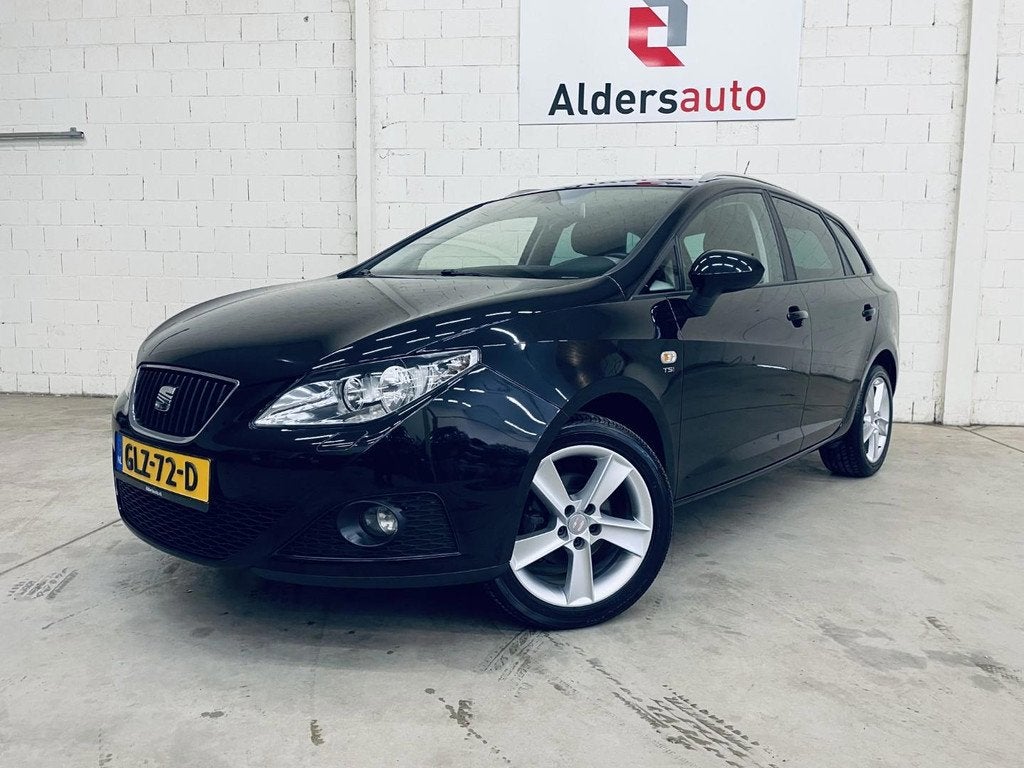 Seat IBIZA ST 1.2 TSI Sport DSG automaat Cruise Clima PDC Au, Auto's, Euro 5, Stof, Gebruikt, Zwart