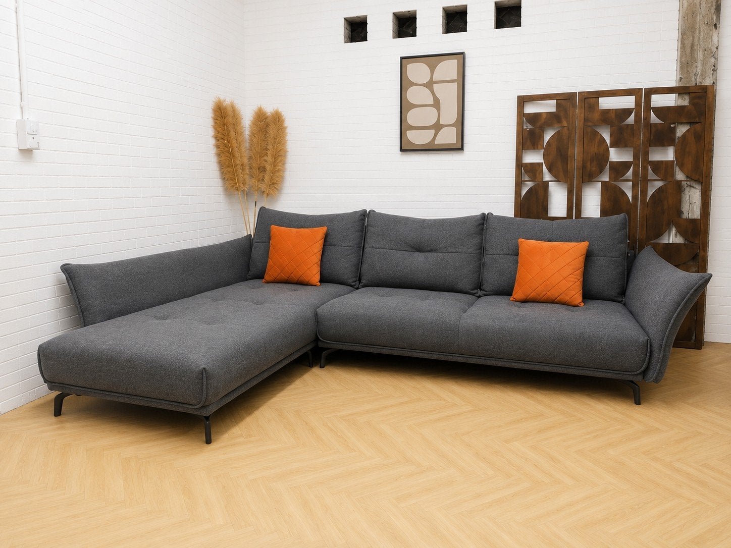 Hoekbank | Henders&Hazel | Model - Albi, Ophalen of Verzenden, Zo goed als nieuw, 150 cm of meer, Vierpersoons of meer