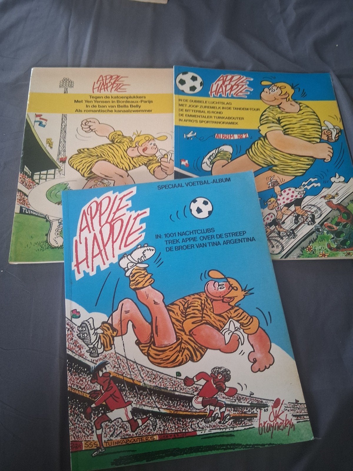 Appie Happie stripboeken - 3 stuks, Meerdere stripboeken, Ophalen of Verzenden, Gelezen