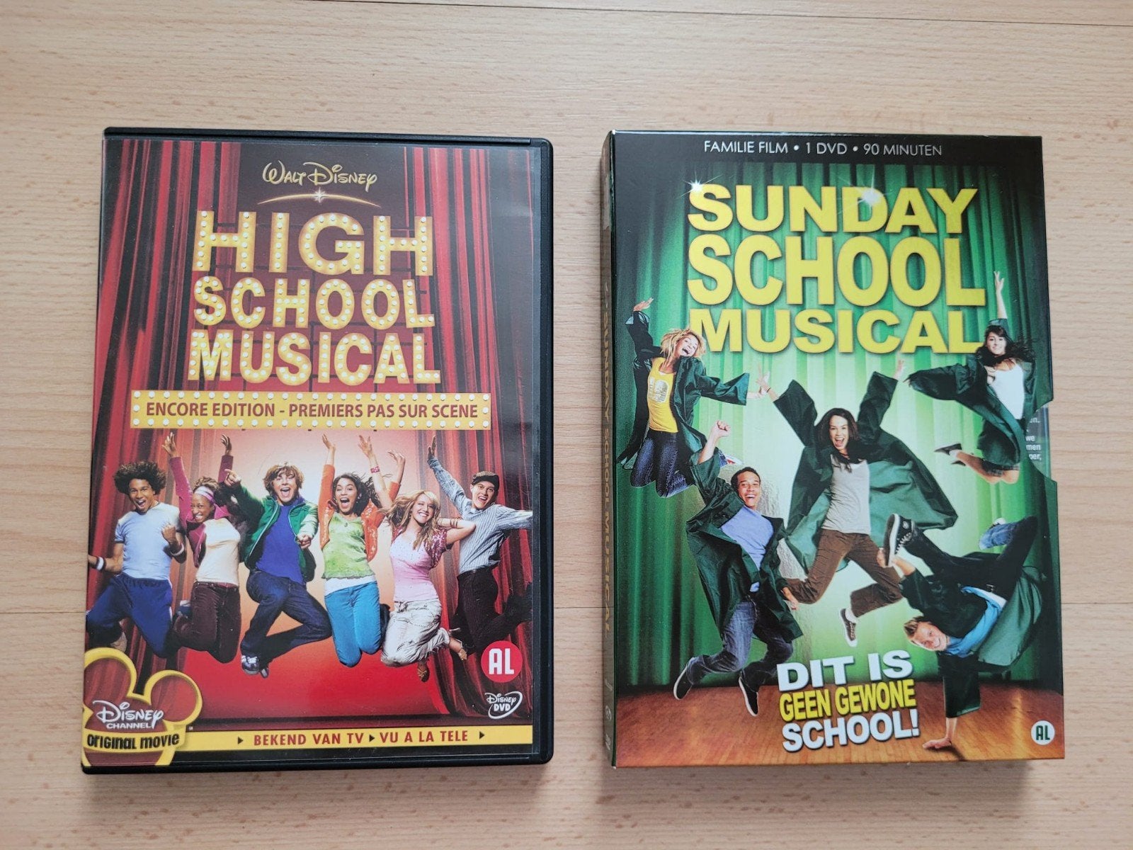 Dvd High School Musical & Sunday School Musical Disney, Alle leeftijden, Ophalen of Verzenden, Zo goed als nieuw, Film