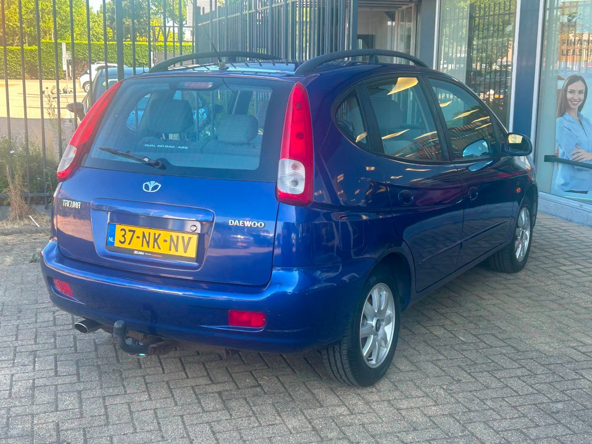 Daewoo Tacuma 2.0 Class|2E EIG|AUTOMAAT|NAP|AIRCO|APK09-2027, Auto's, Daewoo, 1998 cc, Gebruikt, Blauw, Origineel Nederlands