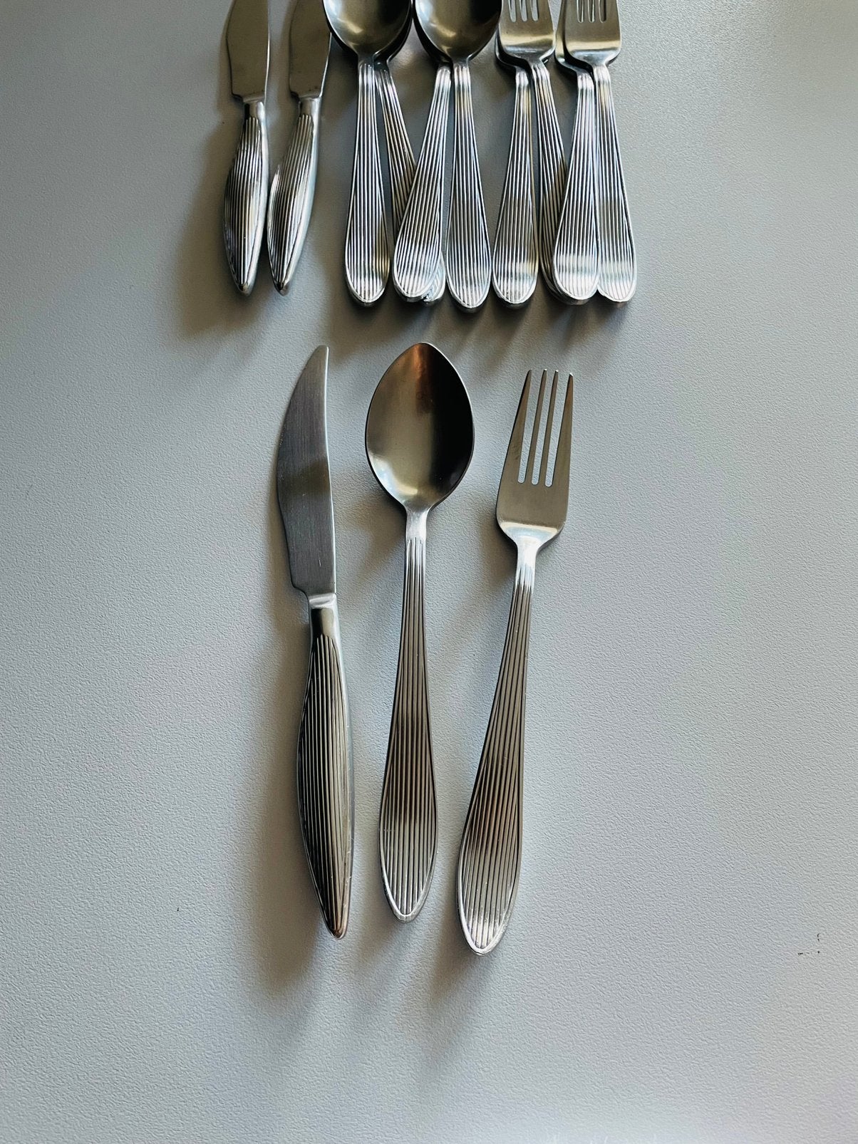 IKEA SMIDA vintage Ribbel Bestek delen, Huis en Inrichting, Keuken | Bestek, Bestekset, IKEA, Ophalen of Verzenden, Zo goed als nieuw
