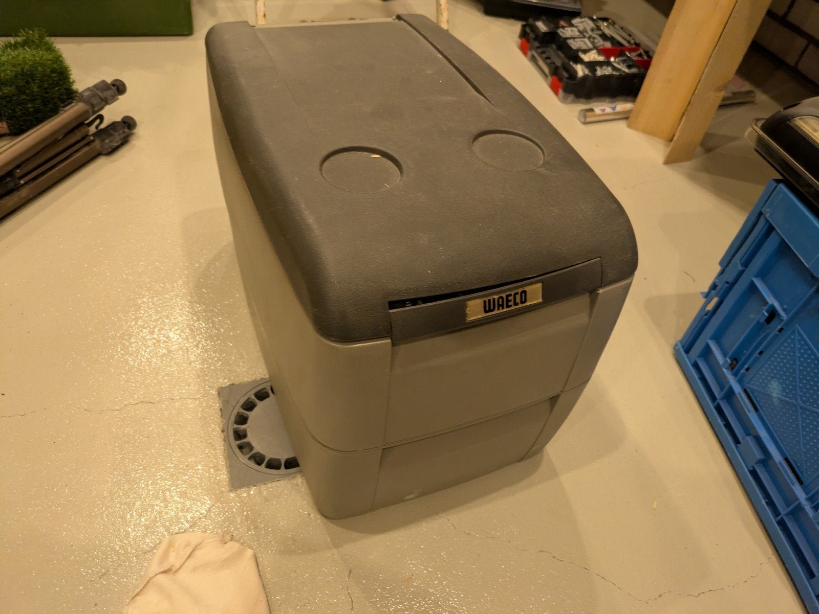 Waeco Compressor Koelkast 12-24V met 230V Omvormer, Ophalen, Gebruikt