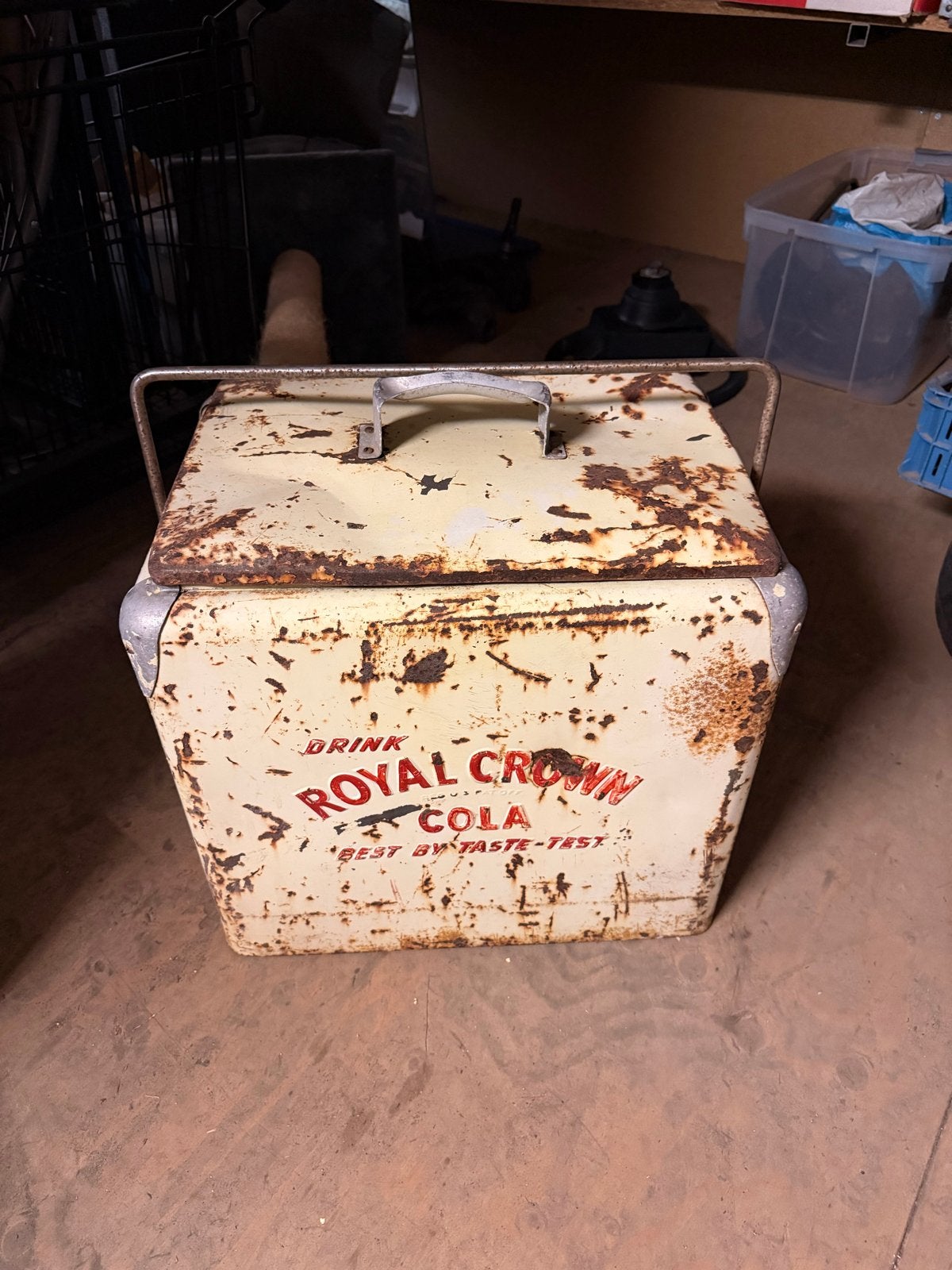 Vintage Royal Crown Cola Koelbox - Decoratief Item, Ophalen