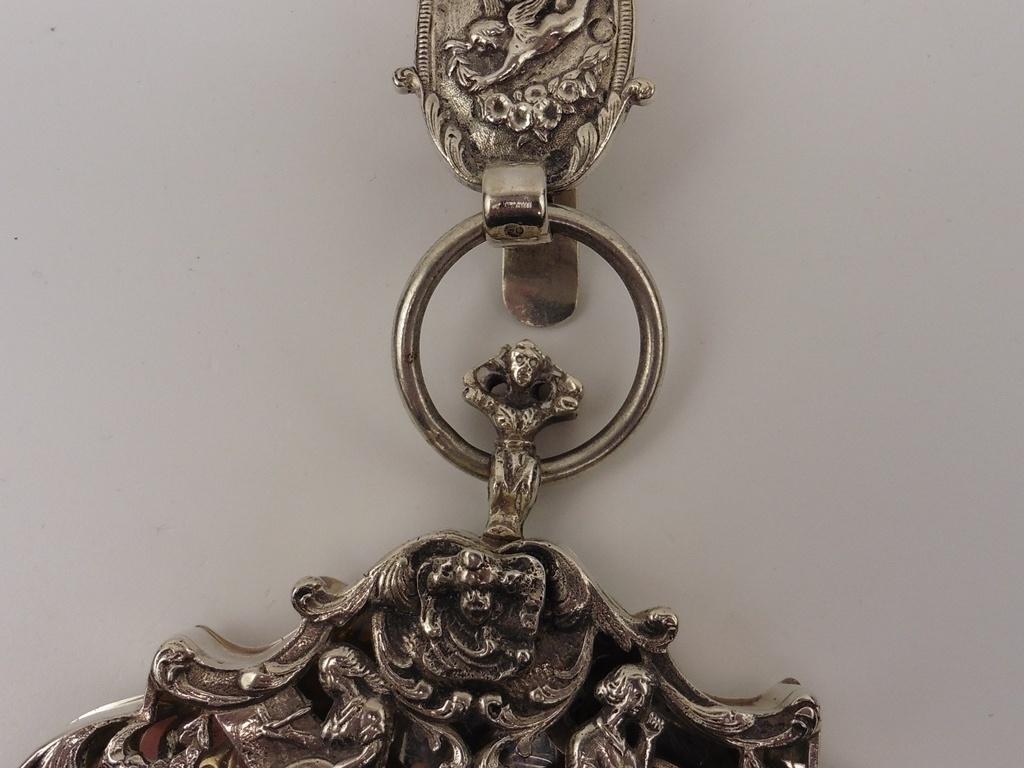 Zilveren tasbeugel met haak                             Z227, Ophalen of Verzenden, Zilver