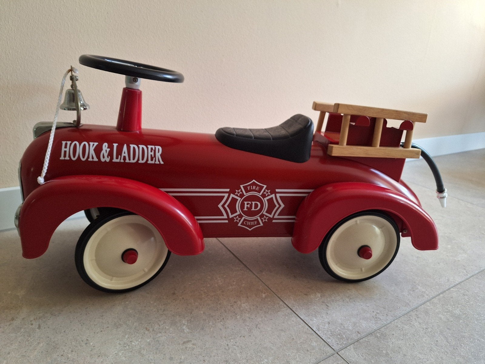 Hook & Ladder Brandweer Loopauto, Ophalen, Zo goed als nieuw, Loopvoertuig