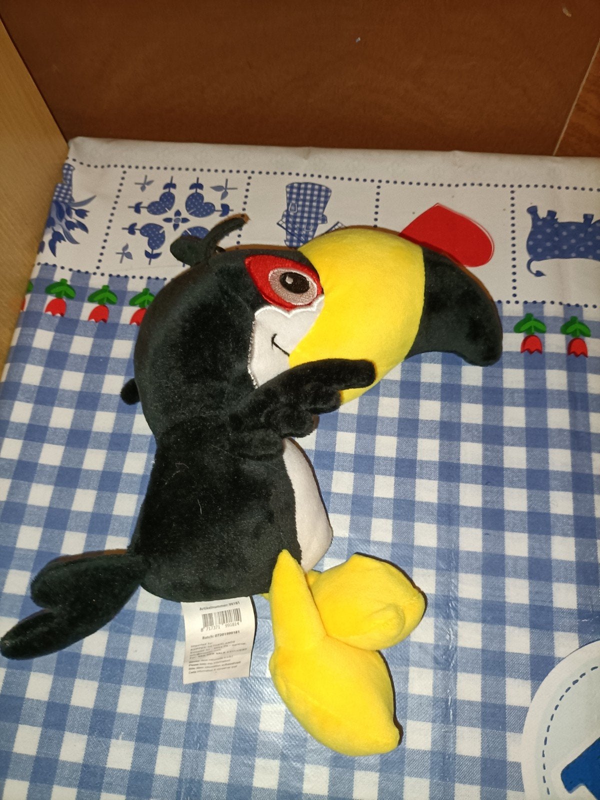 Hotel Van der Valk Toekan knuffel nieuwe versie 26 cm, Ophalen of Verzenden, Zo goed als nieuw, Overige typen