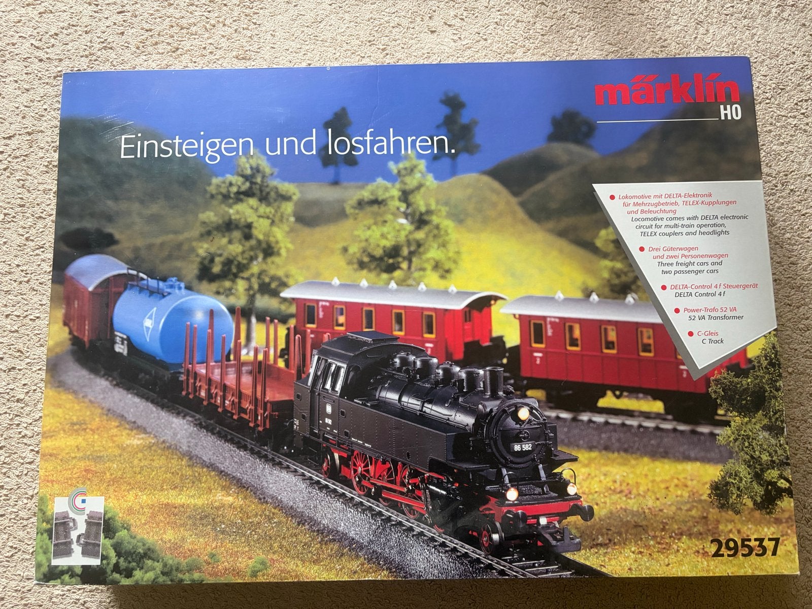 Märklin Startset H0 29537 - Nieuwstaat - Ideaal Cadeau, Wisselstroom, Treinset, Ophalen of Verzenden, Zo goed als nieuw