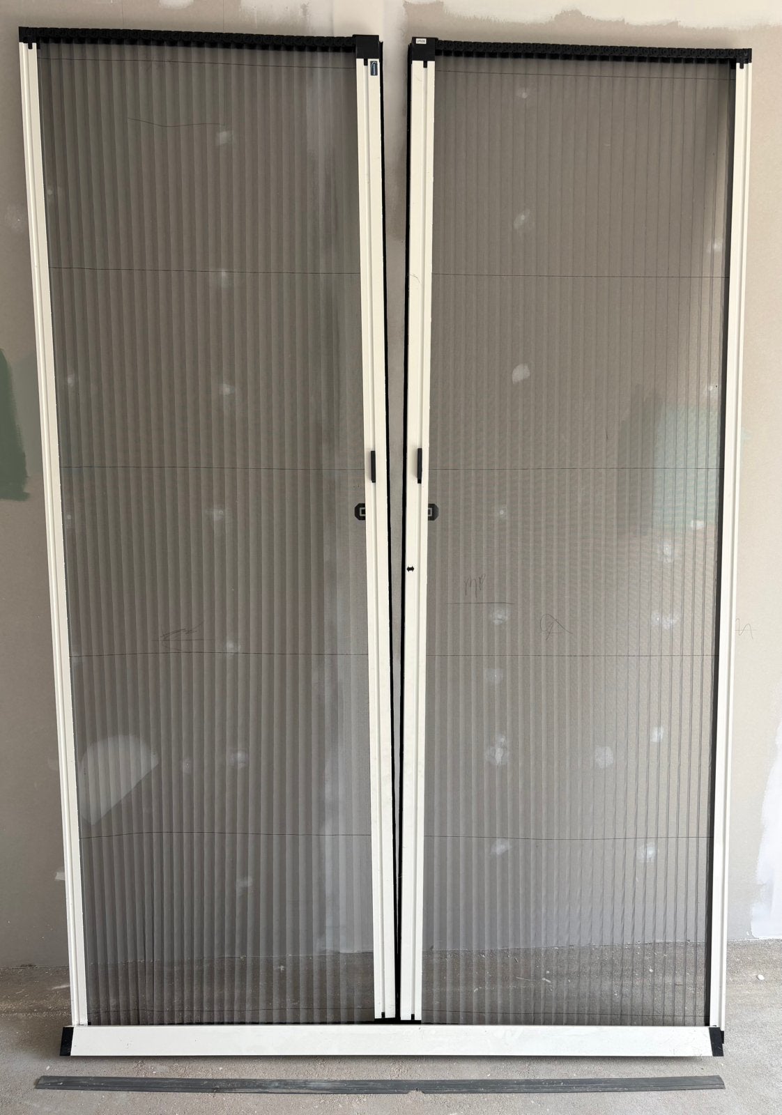 Hamstra plisé hordeuren, Ophalen, Kunststof, Gebruikt, 150 tot 225 cm