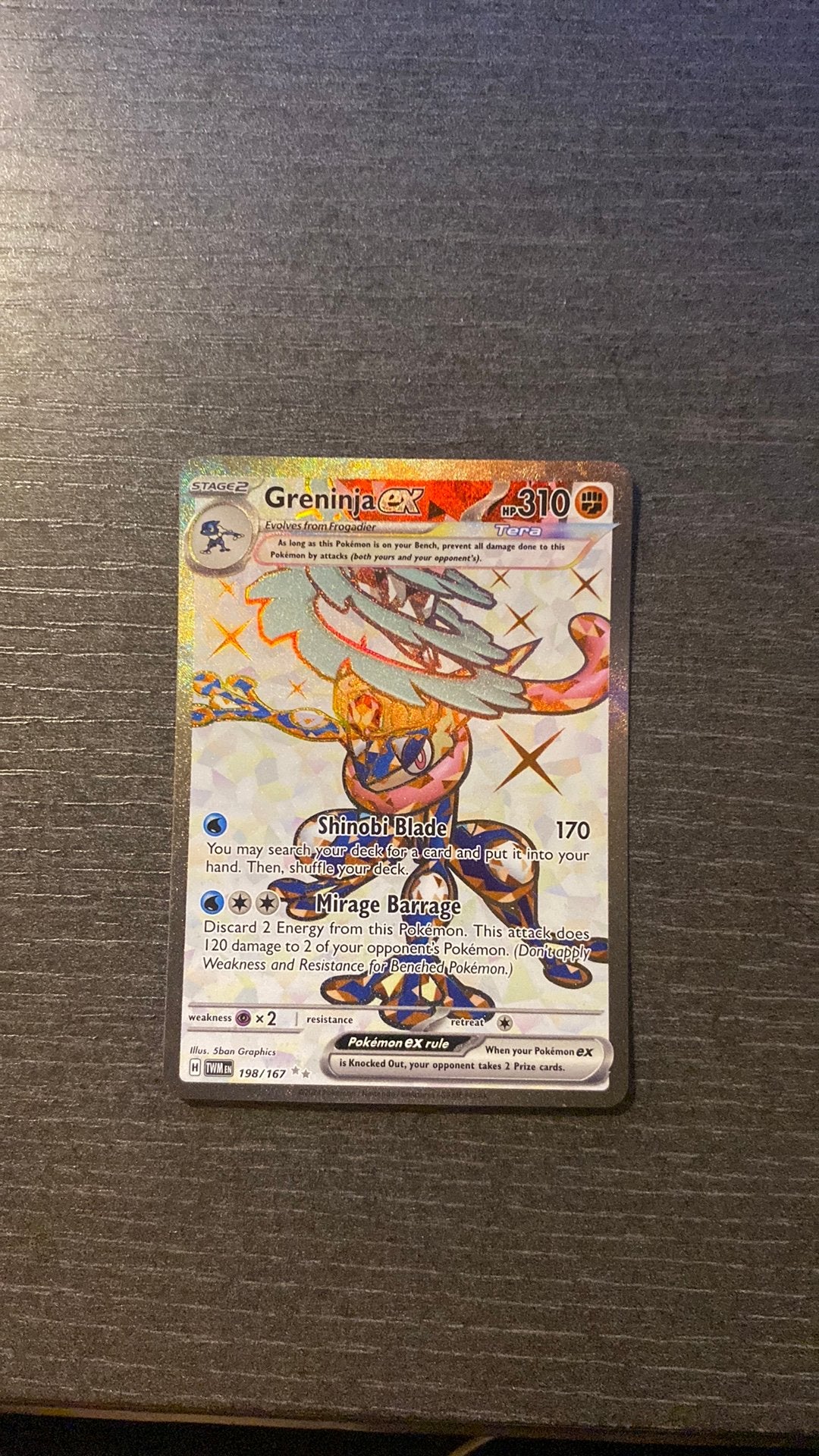 Greninja ex twm 198, Ophalen of Verzenden, Zo goed als nieuw