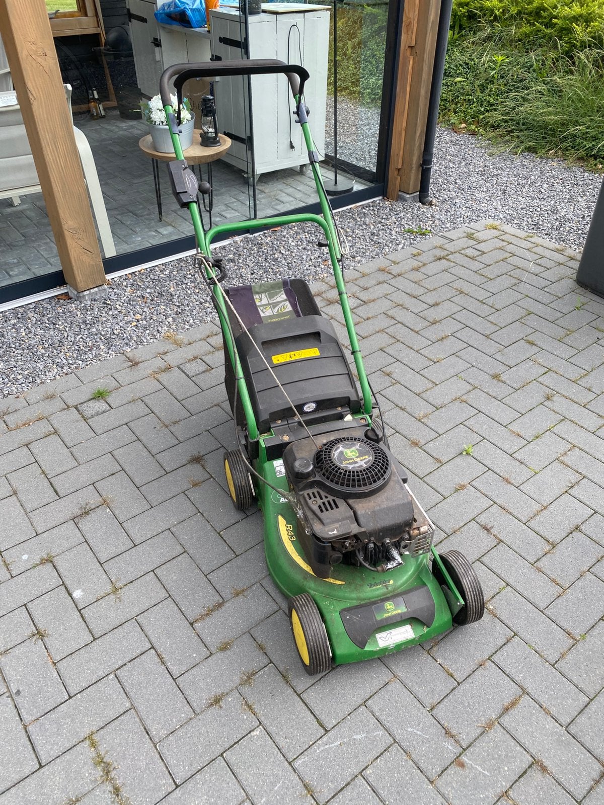 John Deere benzine maaier, Ophalen of Verzenden, Gebruikt, Benzine-grasmaaier